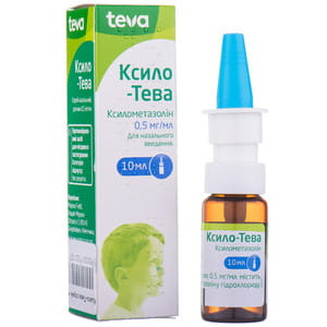 Ксило-Тева спрей назал. р-н 0,5мг/мл фл. 10мл