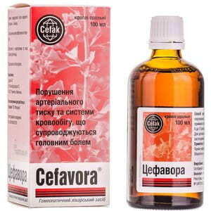 Цефавора капли орал. фл. 100мл