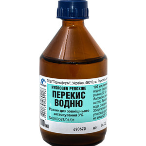 Перекис вод. р-н 3% фл. 100мл