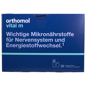 Ортомол Вітал М (Orthomol Vital М) вітамінний комплекс для чоловічого здоров'я питний на курс прийому 30 днів