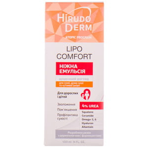 Эмульсия для тела HIRUDO DERM (Гирудо дерм) Atopic Program (Атопик Программ) нежная для сухой, очень сухой и чувствительной кожи 400 мл