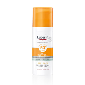Гель-крем для обличчя EUCERIN (Юцерин) Oil Control сонцезахисний матуючий для жирної шкіри SPF50+ 50 мл