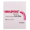 Мілдронат р-н д/ін. 0,5г/5мл амп. 5мл №10
