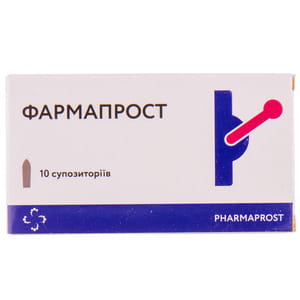 Фармапрост супозиторії для лікування запальних захворювань чоловічої статевої сфери 2 блістери по 5 шт
