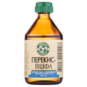 Перекис вод.-Вішфа р-н 3% фл. 100мл