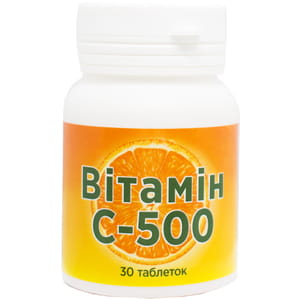 Витамин С-500 таблетки контейнер 30 шт