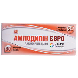 Амлодипин Евро табл. 5мг №30