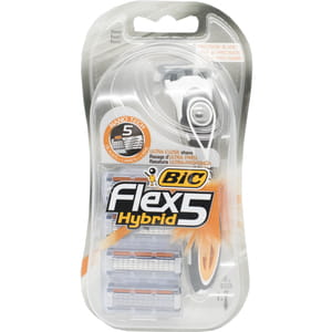 Бритва BIC (Бік) Flex 5 (Флекс 5) Hybrid з 4 змінними касетами