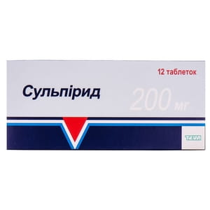 Сульпирид табл. 200мг №12