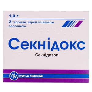 Секнідокс табл. в/о 1г №2