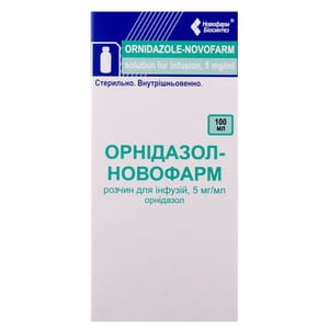 Орнідазол-Новофарм р-н д/інф. 5мг/мл фл. 100мл