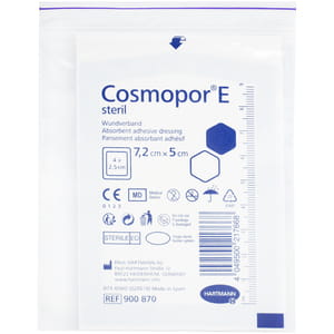 Пов'язка пластирна (пластир) Cosmopor E (Космопор) стерильна розмір 7,2см х 5см 1 шт