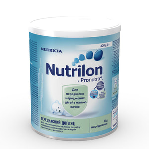 Спеціальне харчування дитяче Нутриція NUTRILON (Нутрілон) Передчасний догляд для недоношених дітей 400 г