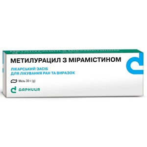 Метилурацил с мирамистином мазь туба 30г