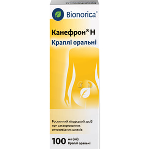 Канефрон Н краплі орал. фл. 100мл