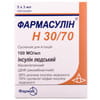 Фармасулін Н 30/70 сусп.д/ін.100 МО/мл карт.3 мл №5