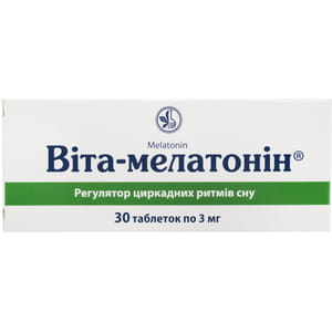 Віта-мелатонін табл. 3мг №30
