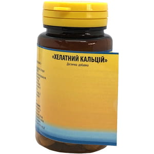 Хелатний кальцій дієтична добавка таблетки 500 мг флакон 50 шт