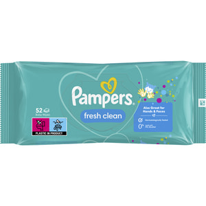 Серветки вологі дитячі PAMPERS (Памперс) Baby Fresh Clean (Бебі фреш клін) упаковка 52 шт