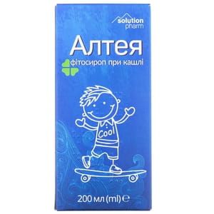 Алтея сироп при кашле фл. 200мл Solution pharm