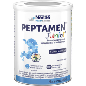 Продукт спеціального дієтичного застосування NESTLE (Нестле) Peptamen Junior (Пептамен Джуніор) для ентерального застосування 400 г