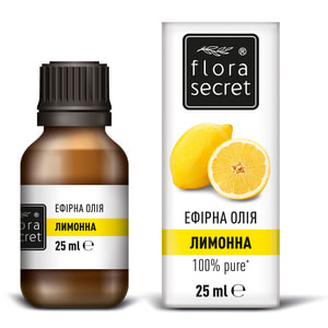 Масло FLORA SECRET (Флора Сикрет) Лимона эфирное 25 мл