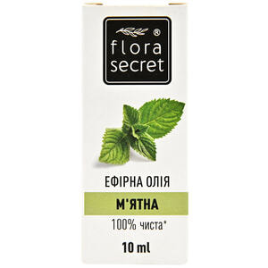 Олія FLORA SECRET (Флора Сікрет) М'яти ефірна 10 мл