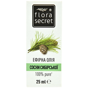 Масло FLORA SECRET (Флора Сикрет) Сосны сибирской эфирное 25 мл