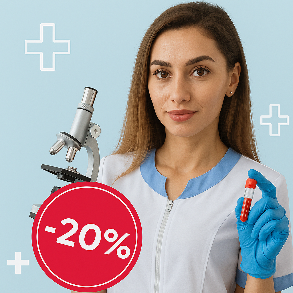 -20% на популярні аналізи в будні